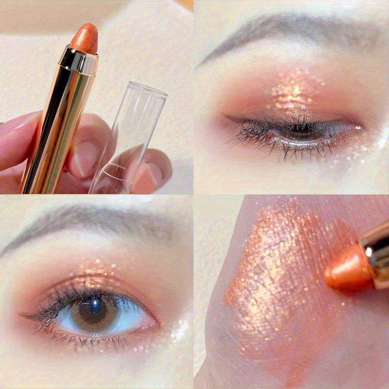 Double-Headed Pearly Eyeshadow Stick Smudge-Proof Eye Makeup