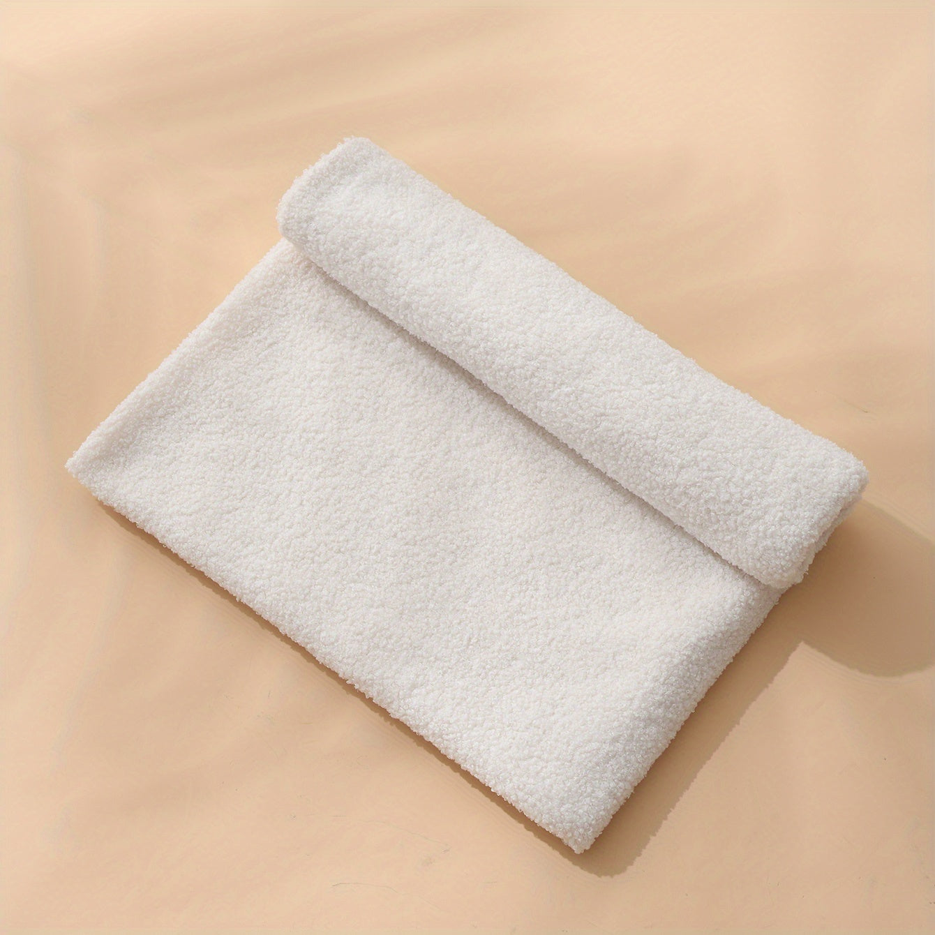 Little Teddy Curly Fleece Soft Plush Toy Sofa Cushion