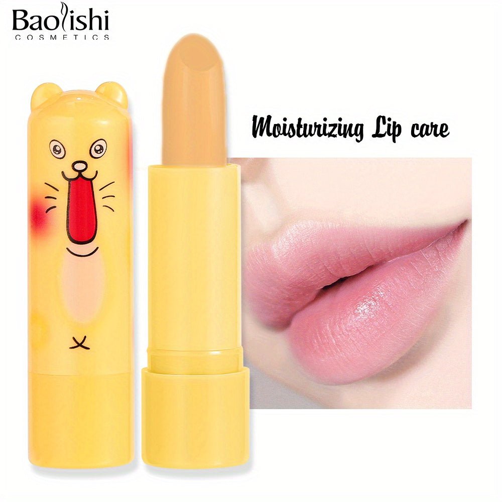 6 Flavors Moisturizing Animal Lip Balm for Men and Women