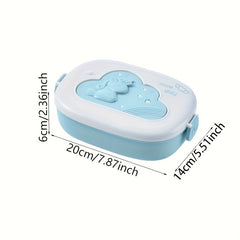 1pc Portable Lunch Box Microwave Safe Leakproof Food Box