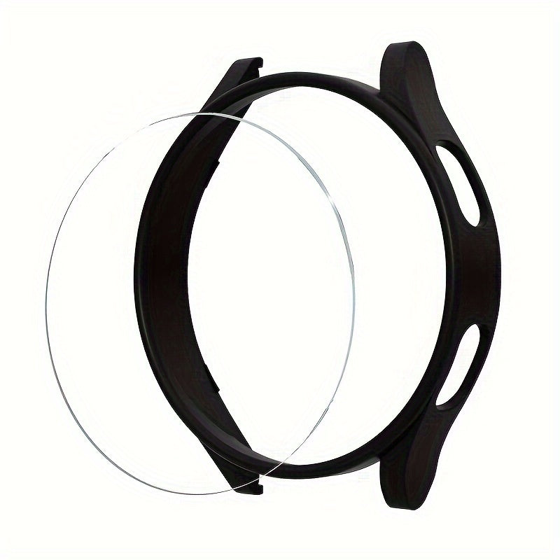 Galaxy Watch 6 Glass Case 40mm 44mm PC Frame Bumper Cover