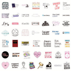 100pcs Law School Stickers Lawyer Stickers Law School Student