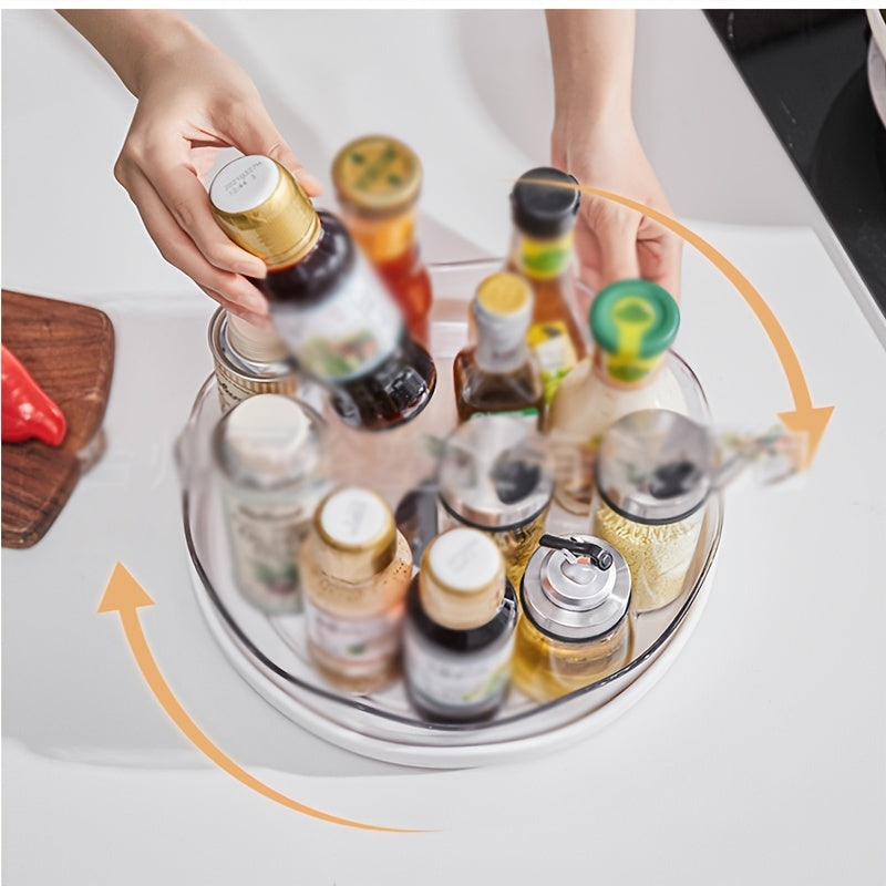 1pc Rotating Spice Rack Organizer for Cabinet