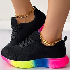 Women's Colorful Running Shoes Lightweight Breathable Outdoor Sneakers