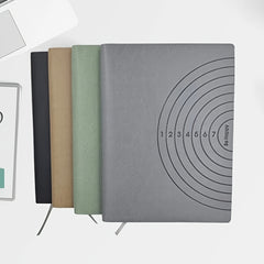 100 Pages Soft Leather Notebook Portable Notepad Thickened Small Meeting Record
