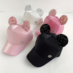 Kids Big Eared Duck Tongue Sun Hat Girls Summer Princess Style