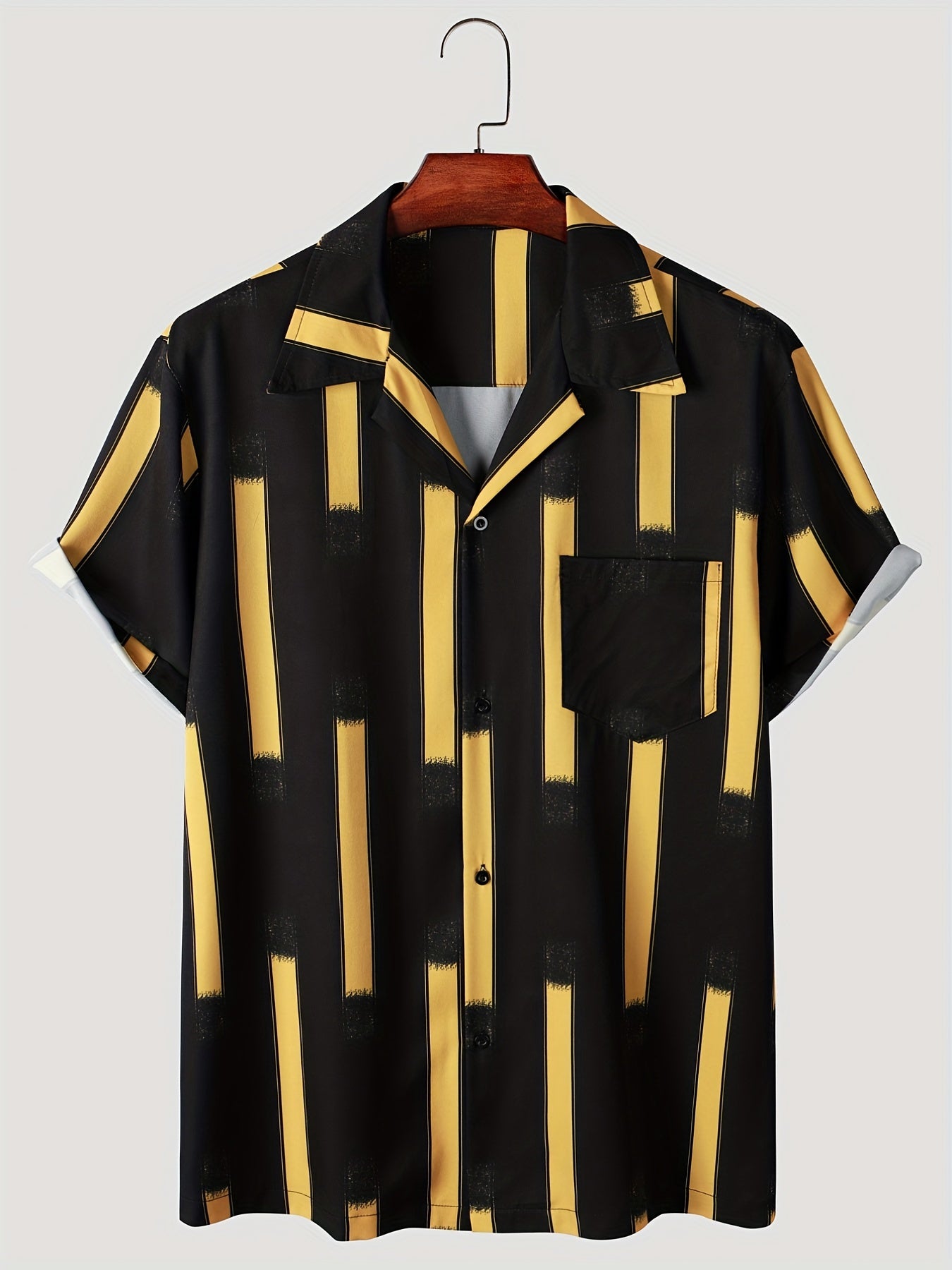 Men's Hawaiian Shirt Casual Button Up Short Sleeve for Summer Vacation
