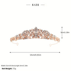 Bridal Rhinestone Headband Crown Hair Accessories Tiara Headdress