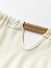 Women's Solid Pajama Set Long Sleeve Crew Neck Top & Pants