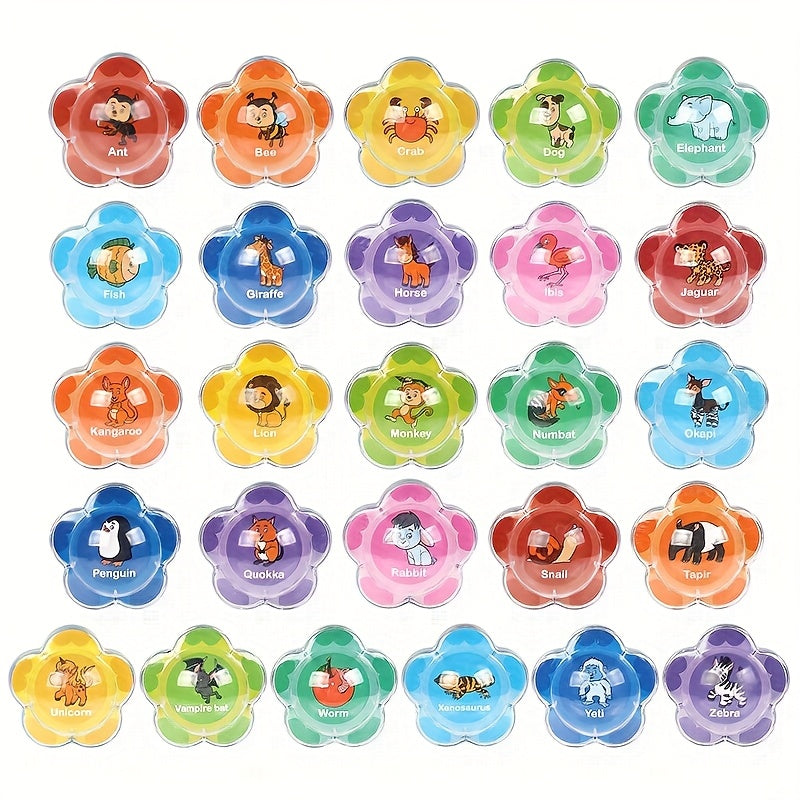 Floating Bathroom Learning Toys Alphabet and Number Animal Water Toys