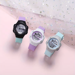 Teen Casual Digital Silicone Watch Multifunctional Electronic Watch Gift