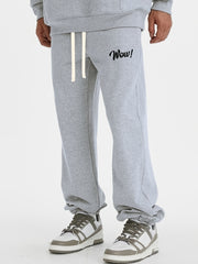 Men's Drawstring Sweatpants Loose Casual Comfy Jogger Pants