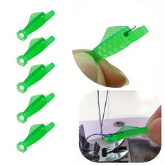 5pcs Needle Threader For Sewing Machine Easy Automatic Needle Threader Tool