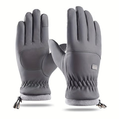 Plush Thickened Winter Gloves Windproof Waterproof Warm Touch Screen Gloves
