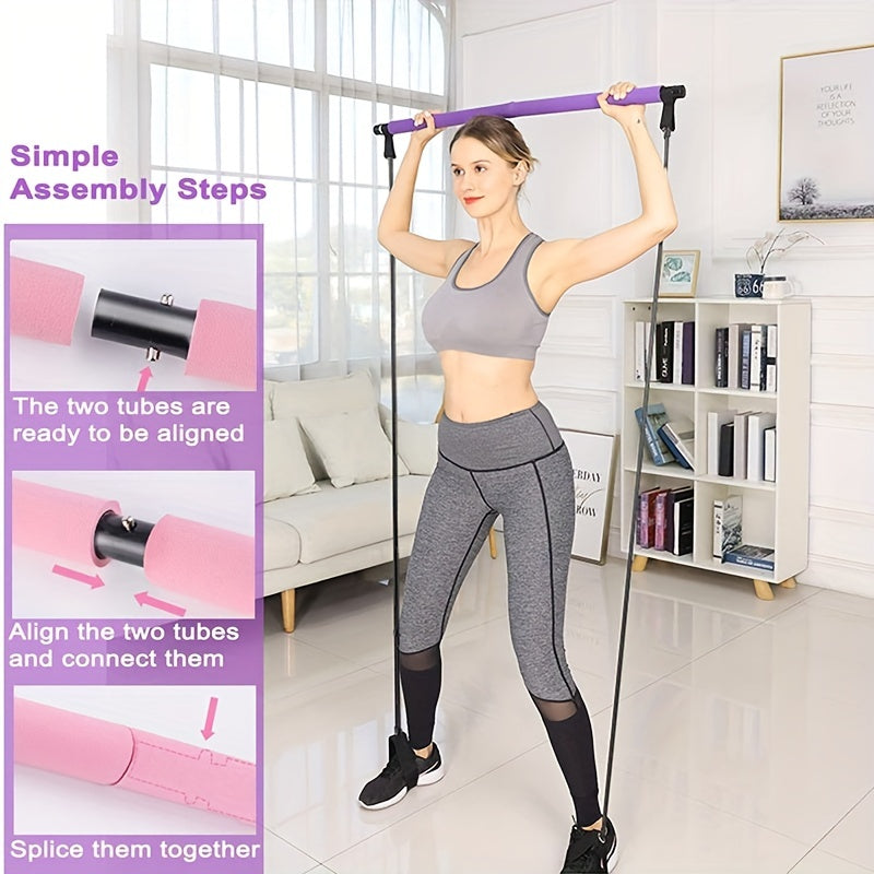 Multifunctional Pilates Stick Puller for Hip Exercise
