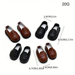 BJD Joint Doll Shoes Solid Loafer Shoes