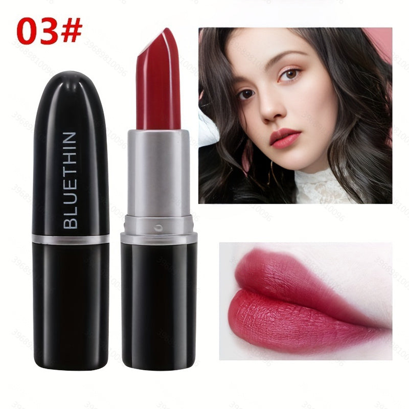 Silky Soft Cream Lipstick Nude Matte Moisturizing Sexy Smooth Lip Makeup