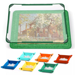Jigsaw Puzzle Board 32x22 with 6 Sorting Trays & Cover