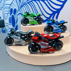 Mini Motorcycle Keychain Car Schoolbag Pendants