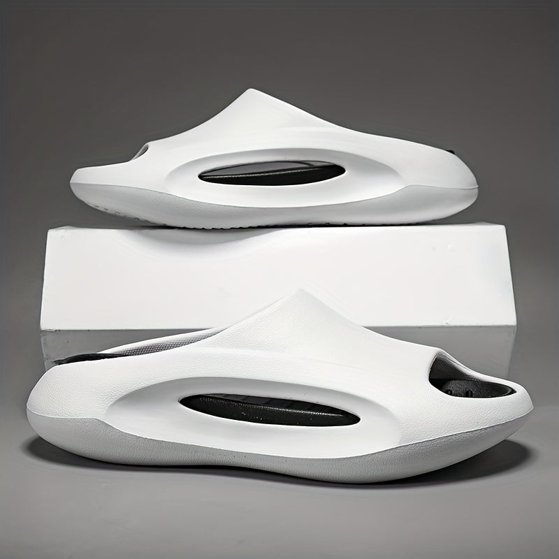 Men's Pillow Slides Non Slip Slippers Open Toe Shoes For Indoor Outdoor