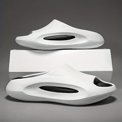 Men's Pillow Slides Non Slip Slippers Open Toe Shoes For Indoor Outdoor