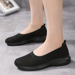 Women's Slip On Mesh Sneakers Lightweight Breathable Walking Shoes