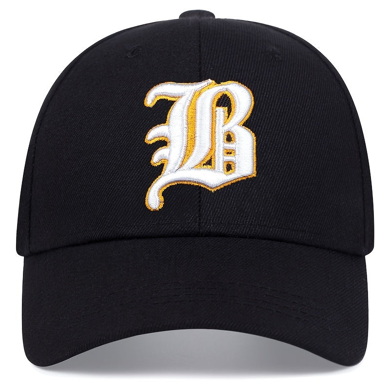 Gothic Letter Embroidery Baseball Cap Vintage Hip Hop Sports Hat