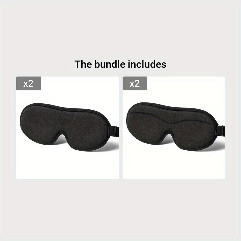 3D Contoured Blindfold for Sleep Travel Yoga