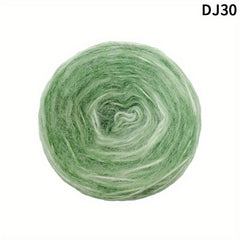 Gradient Spray Wool Thick Thread for Scarves Hats Clothing