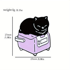 Cute Cat Brooch Pin for Clothes and Bags - DIY Decoration and Gift