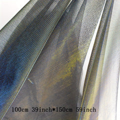 2 Golden Silk Fabric DIY Wedding Bridal Dress Party Gown Dance Skirt