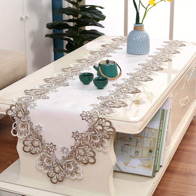 Waterproof PU Table Flag for Dining Room Decor