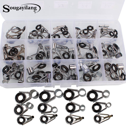 75pcs Fishing Rod Guides Repair Kit for Top Rod Condition