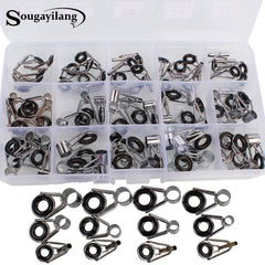 75pcs Fishing Rod Guides Repair Kit for Top Rod Condition