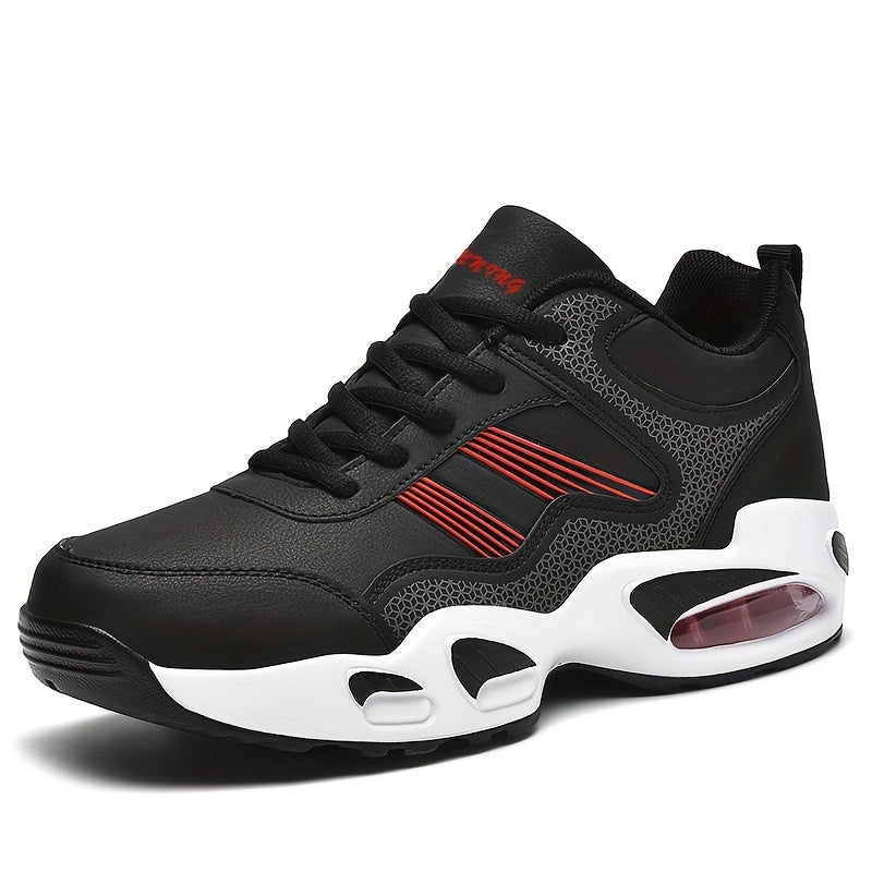 Men's Casual Lace Up Cushioned Sneakers Outdoor Walking Shoes
