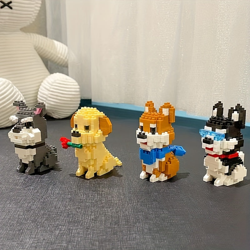 DIY Toy Building Blocks Set for Cute Pet Dog