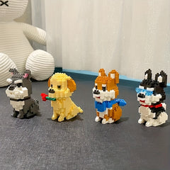 DIY Toy Building Blocks Set for Cute Pet Dog