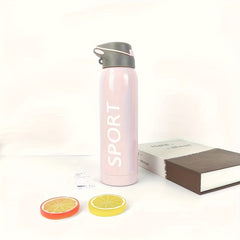500ml Insulated Stainless Steel Cup With Straw for Outdoor Camping Travel