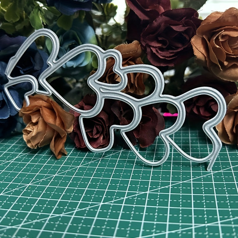 Love Heart Border Frame Metal Cutting Dies for Scrapbook Paper