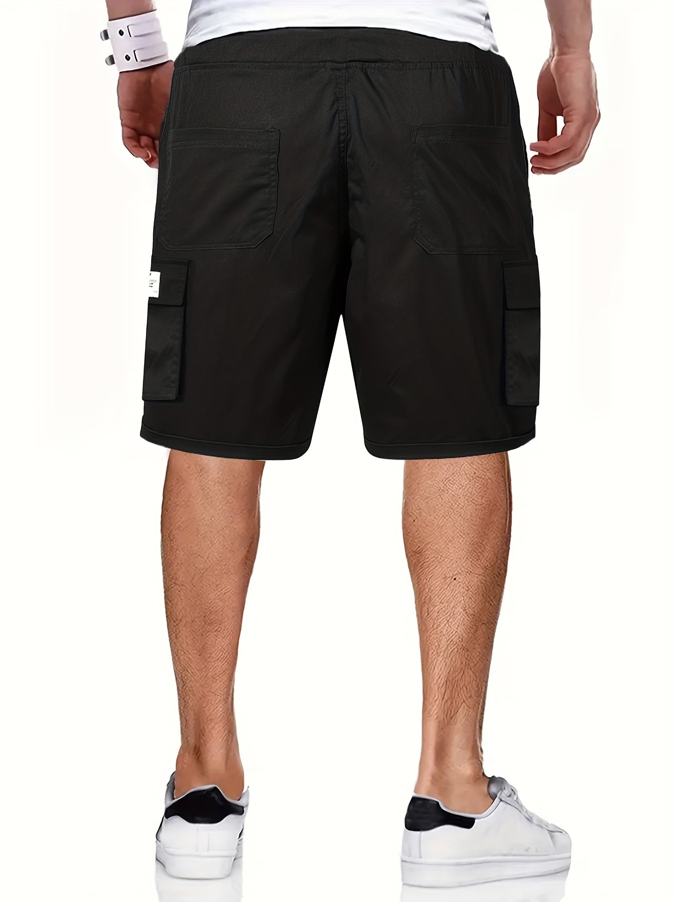 Men's Drawstring Cargo Shorts for Summer
