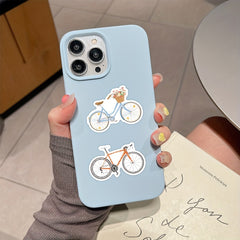 120pcs Vinyl Bike Stickers Pack Waterproof for Water Bottle Laptop Skateboard