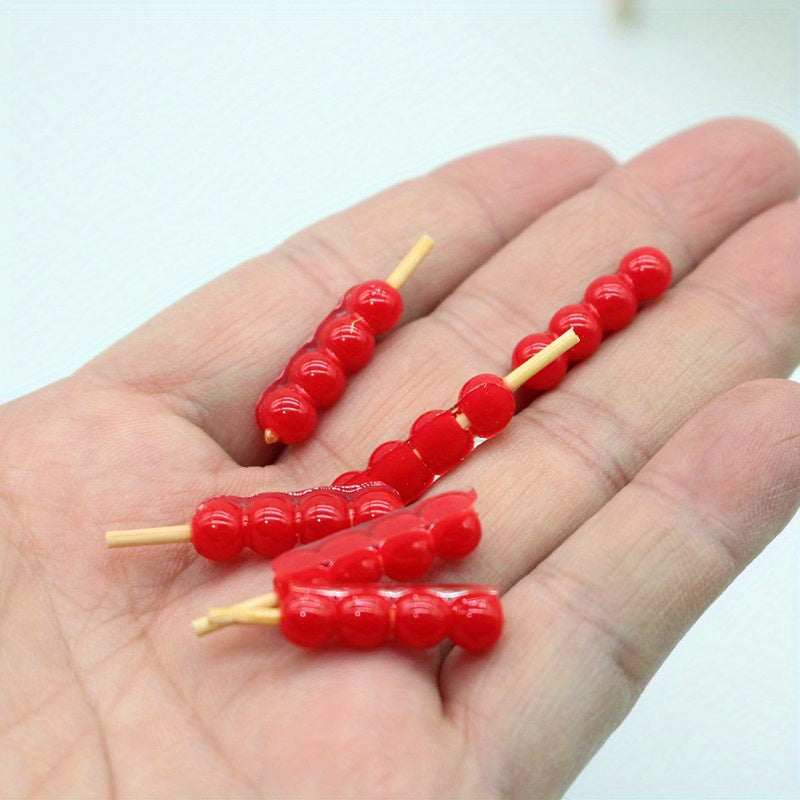 Food Play Ice Sugar Melon Stick ABS Material DIY House Scene