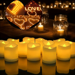 24pcs Flameless Wishing Candle LED Light for Wedding Christmas