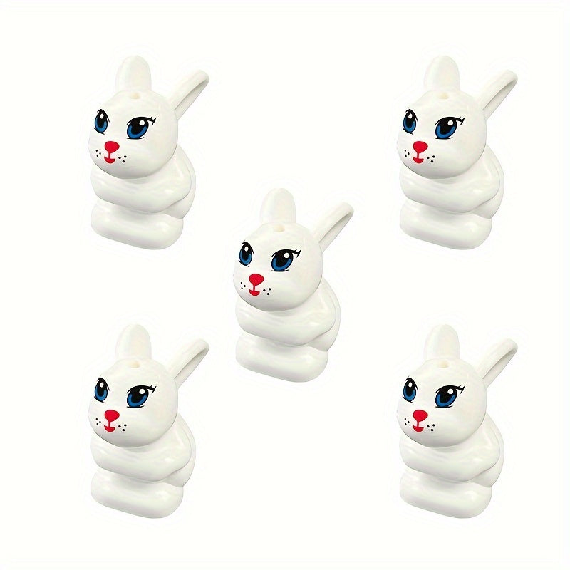 5pcs Small Particle Building Blocks Little Rabbit Squirrel Farm Scene