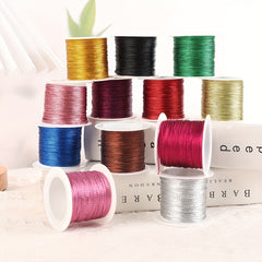 20m 1mm Golden Rope Twine Ribbon Wedding Packing Cords Rope DIY Craft String