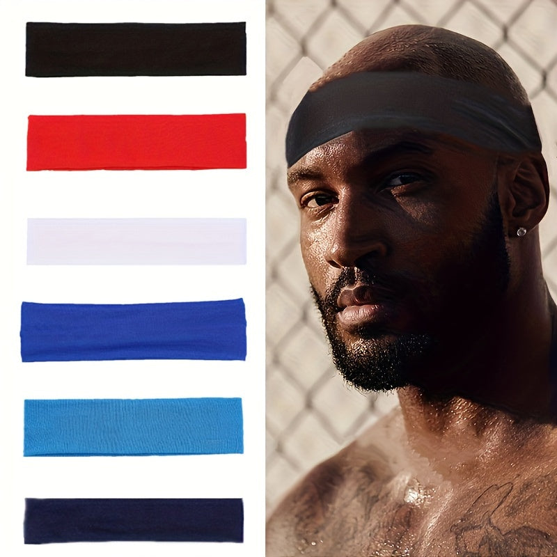 Fitness Sweat Absorption Headband Elastic Sports Headband Yoga Running Hairband