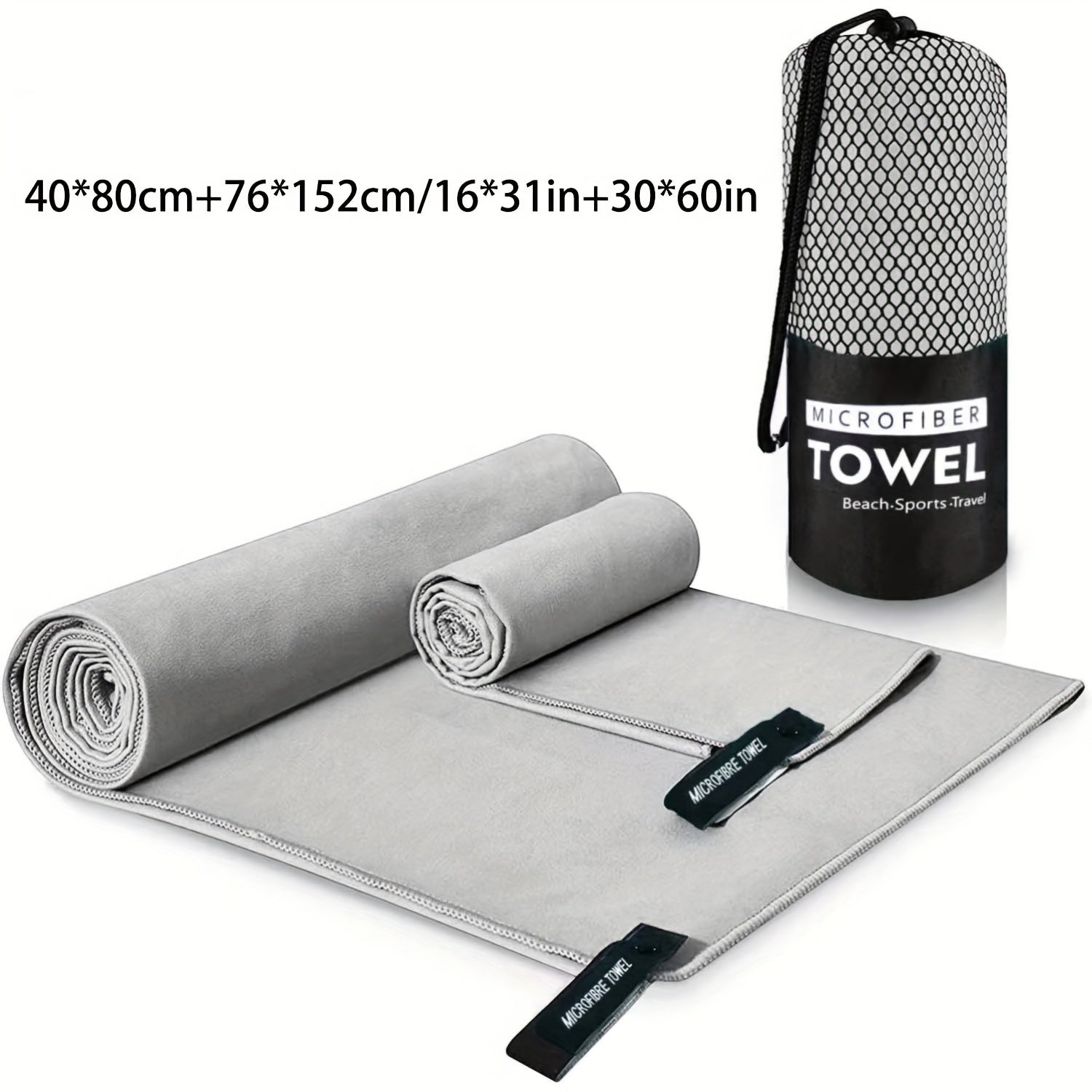 Quick Dry Towels 2 Pack 14 Options Lightweight Microfiber Travel Towels With Bag