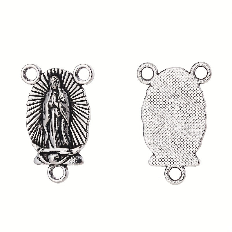 60pcs Religious Figure Pattern Hangings Jewelry Connectors