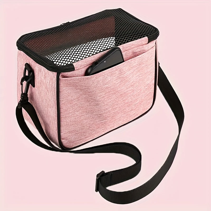Portable Breathable Hamster Carrier Bag Adjustable Strap for Small Animals