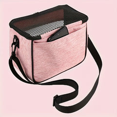 Portable Breathable Hamster Carrier Bag Adjustable Strap for Small Animals
